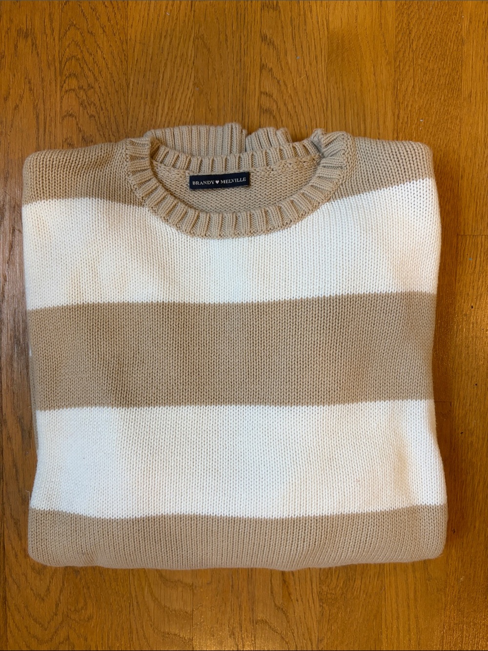 Brandy Melville Striped Knit Sweater